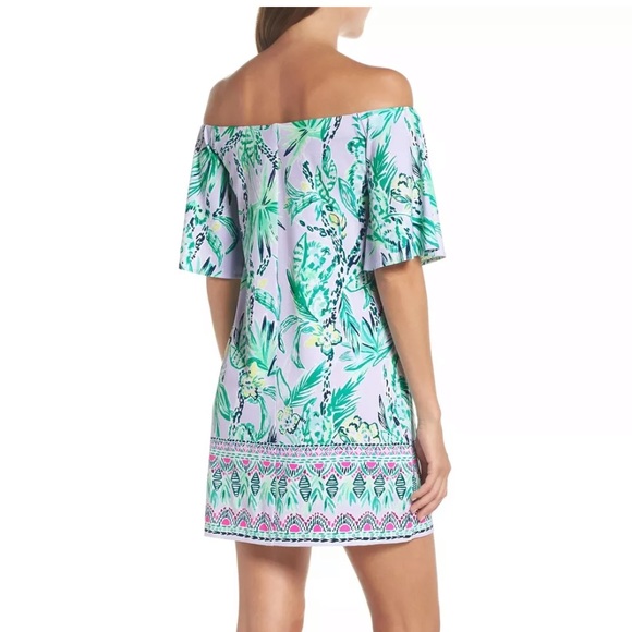 Fawcell dress off the shoulder floral size XS - Picture 3 of 17